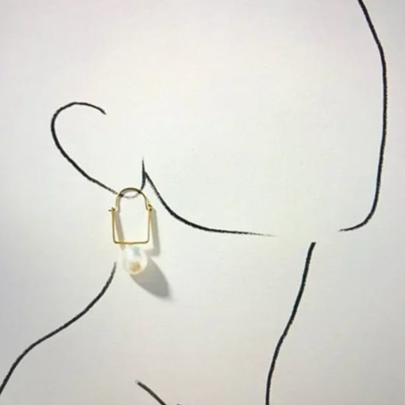 NEW! Natural Pearl Drop Earrings - Picture 5 of 5